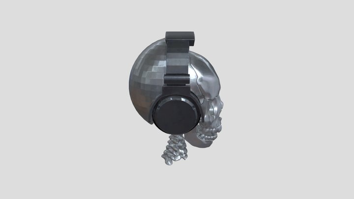 Skull DJ (Threedium) 3D Model