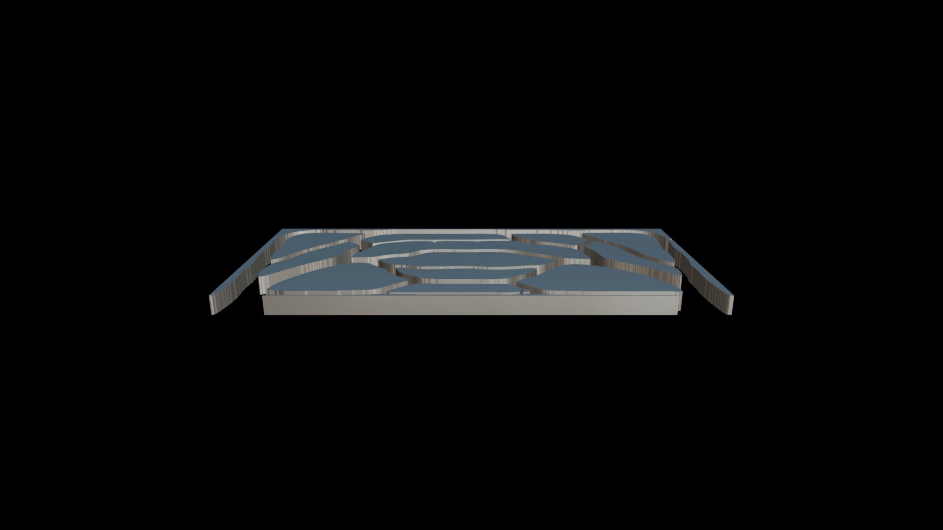 Cold plate cooling microchannel type i - Download Free 3D model by ...