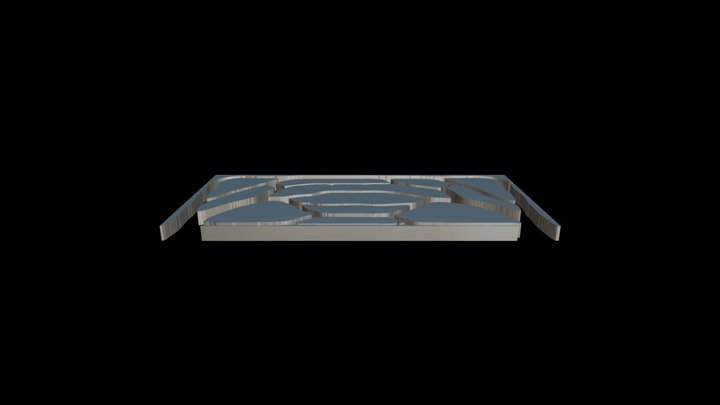 Cold plate cooling microchannel type i 3D Model