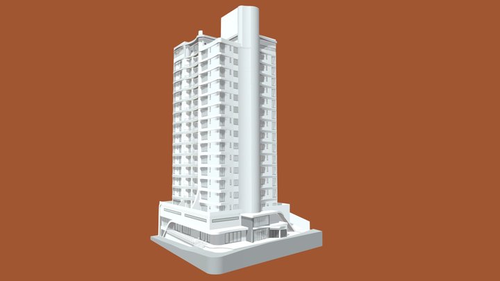 Fachada U.Nest_Modelo 3D 3D Model