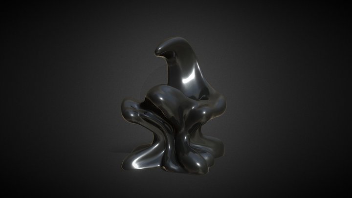 modern sculpture 48 3D Model