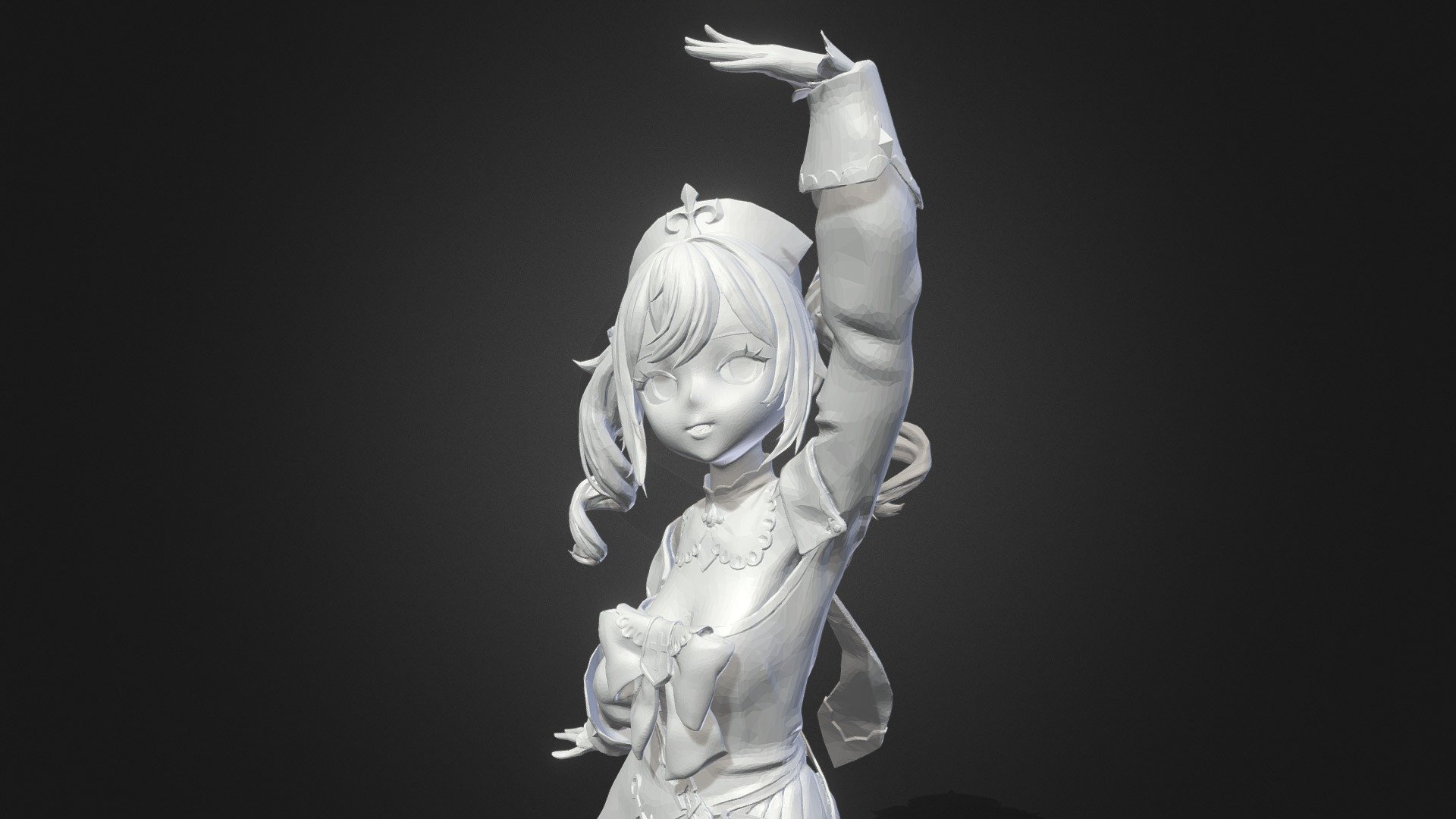 Genshin Impact Barbara 3D Printable Anime Figure - Download Free 3D ...