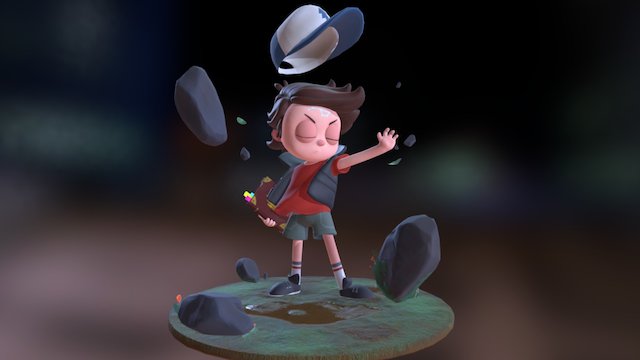 Dipper - Gravity Falls 3D Model