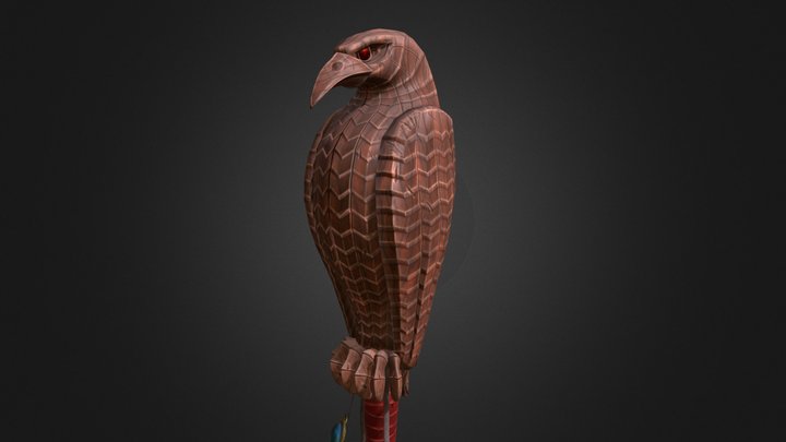 Attiesh Staff 3d 3D Model