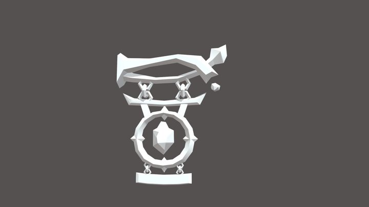 DAE hearthsign model + unwrap 3D Model