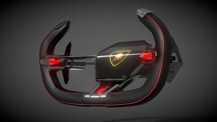 Steering wheel - Lamborghini GT Vision - SDC