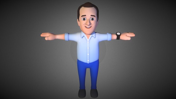 Mascot for Advertising Campaign 3D Model