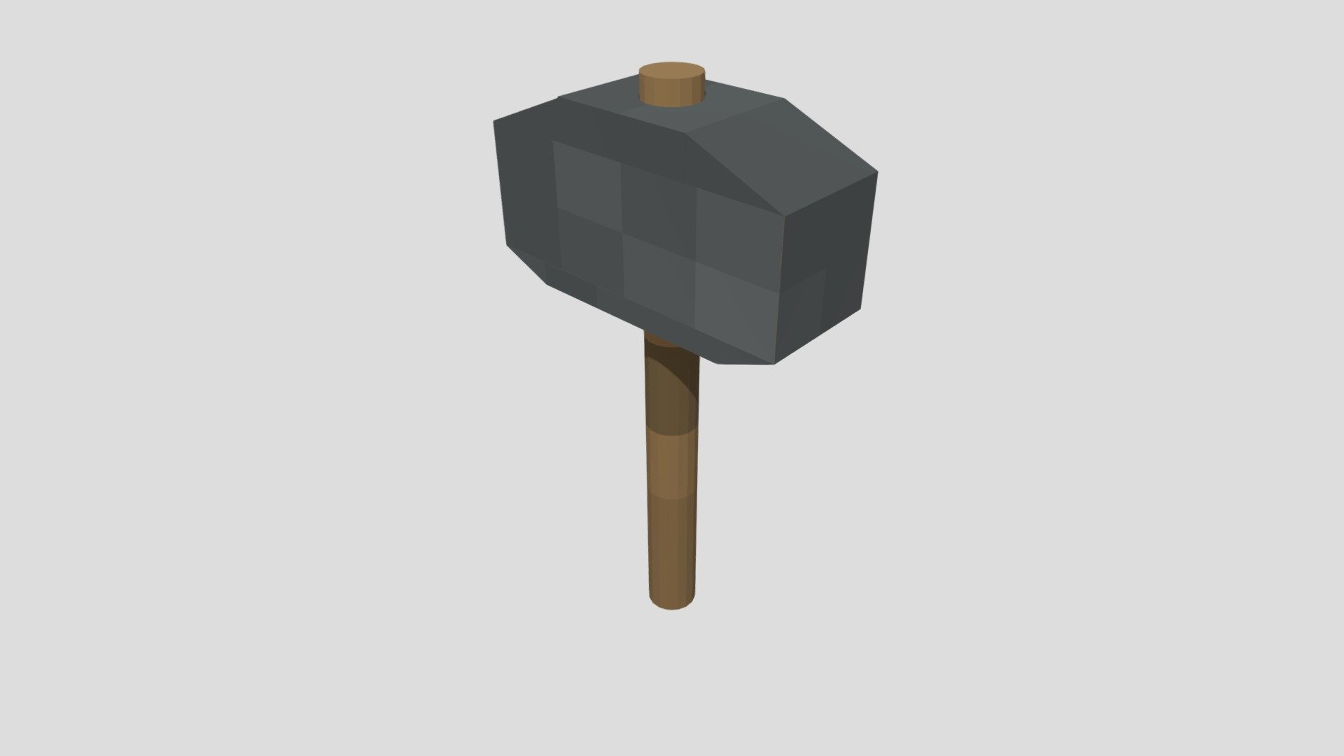 Low Poly Mallet Download Free 3D model by HashtagLoulou [16c58fe
