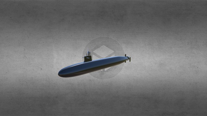Submarine : Le Triomphant 3D Model