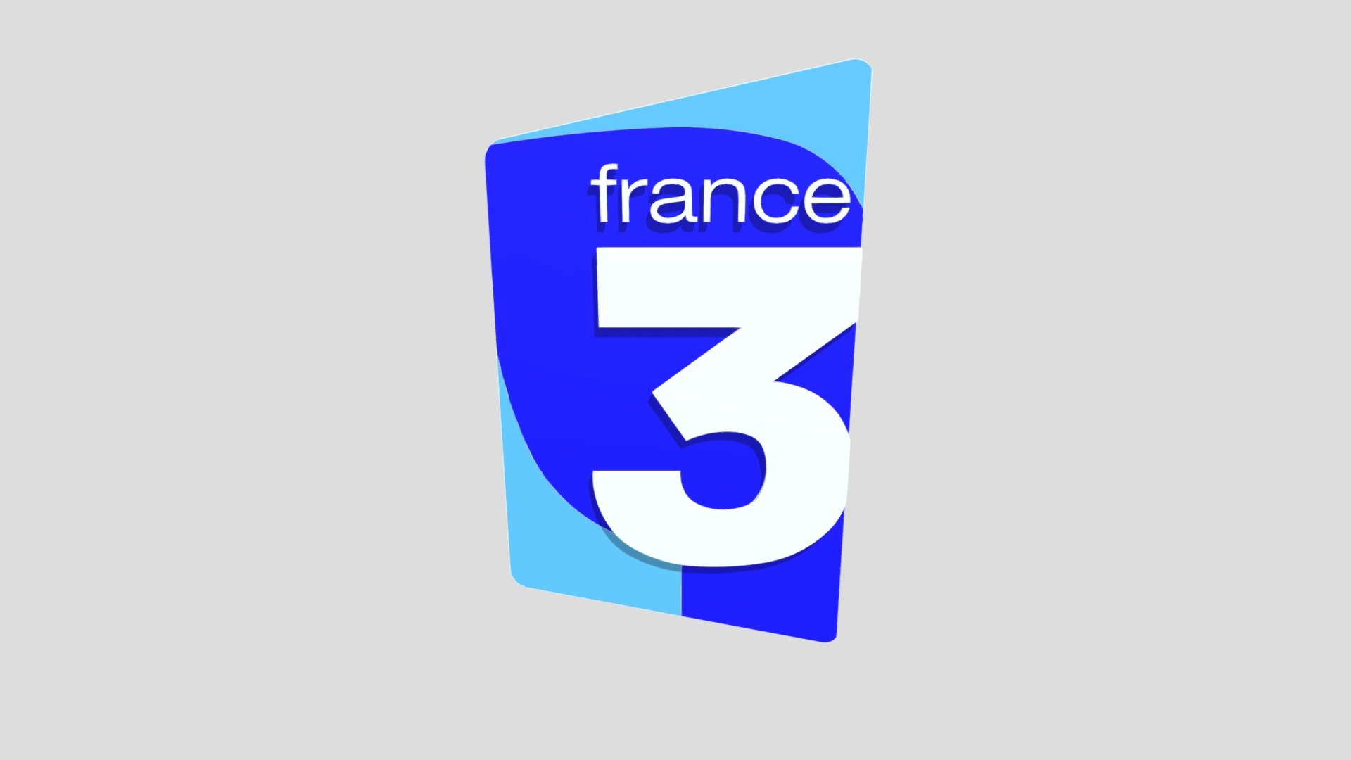 FRANCE 3 LOGO - Download Free 3D model by Giorgos kyriacou ...