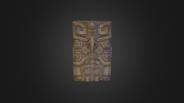 Ruin_Statue_Low 3D Model