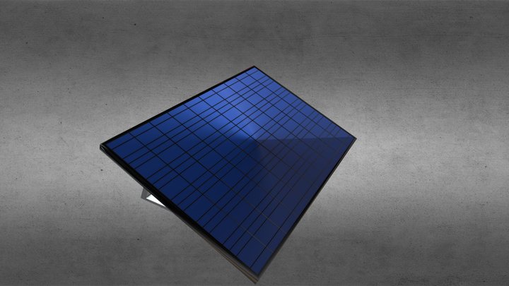 Solar panel. 3D Model