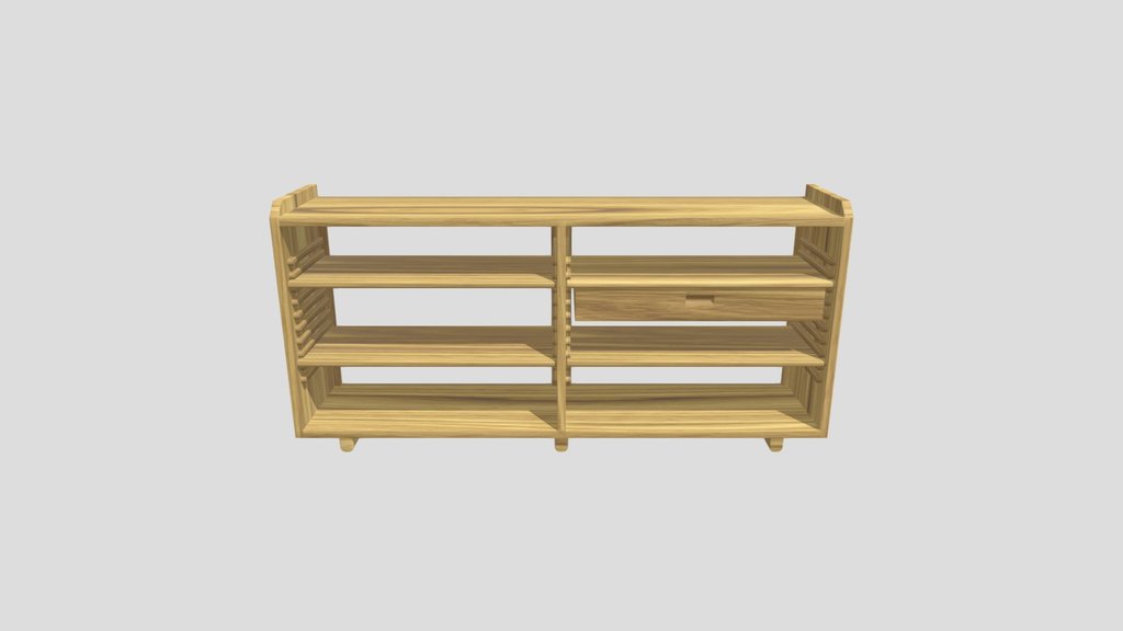 Ventura Notched Bookshelf 160x36x76