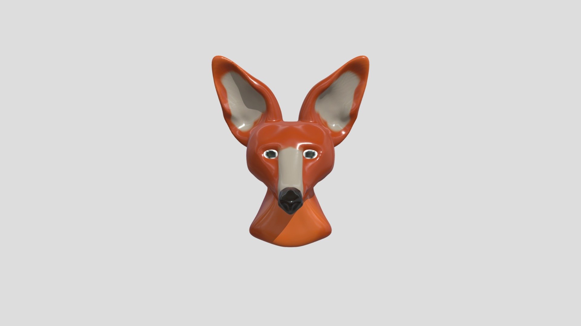 Fox Head Download Free 3d Model By Cherrymouranha [16c8db3] Sketchfab