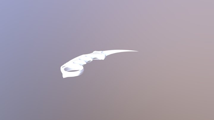Karambit Knife - CS GO 3D Model