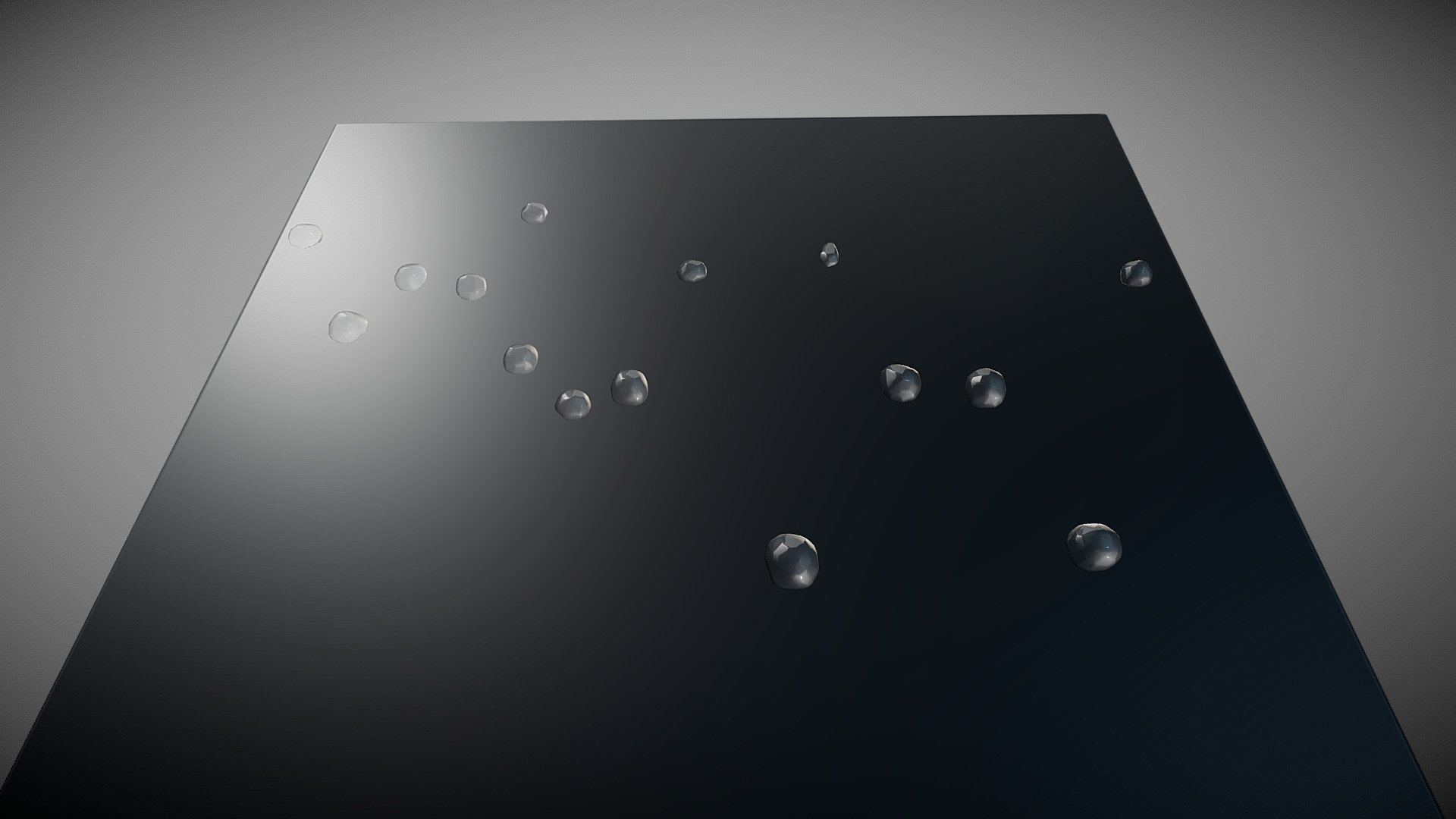 Water drops animation as Alembic Cache