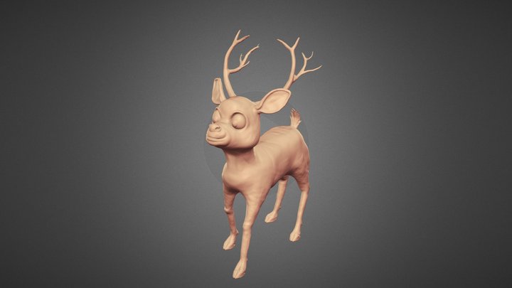 Deer1 Final Export 2 3D Model