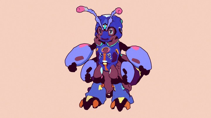 HormigaColorBB 3D Model