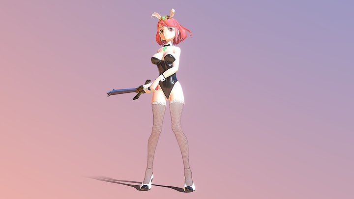 Incendiary Edge (バーニングソード) 3D Model