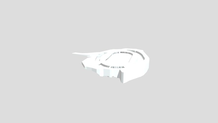 ESTADIO OLÍMPICO ZARAGOZA, PUEBLA 3D Model