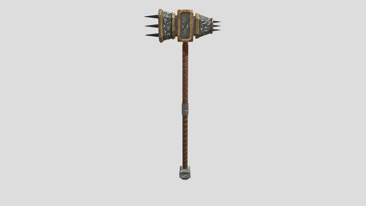 Battle hammer 3D Model