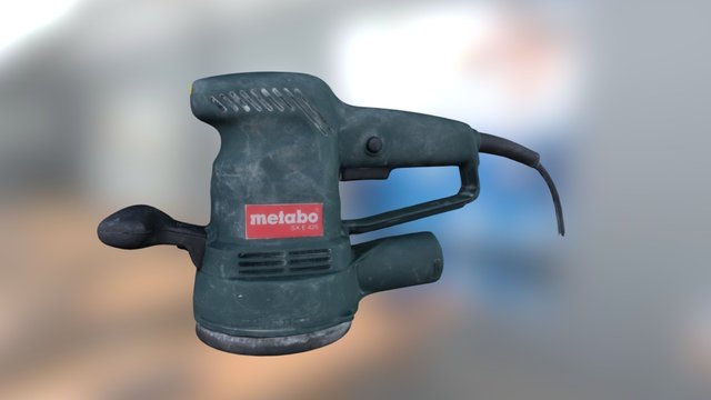 Ponceuse Excentrique Metabo SXE 425 3D Model