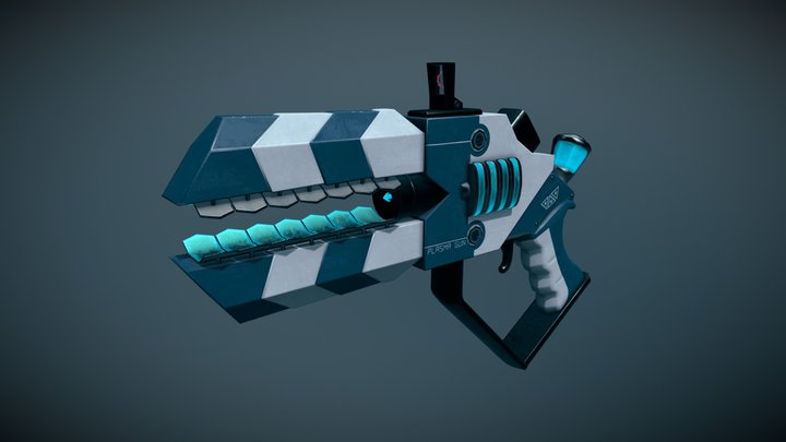 Plasma Gun (week challenge) 3D Model