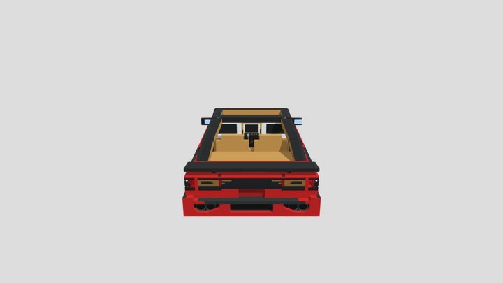 Minecraft car 3D Model