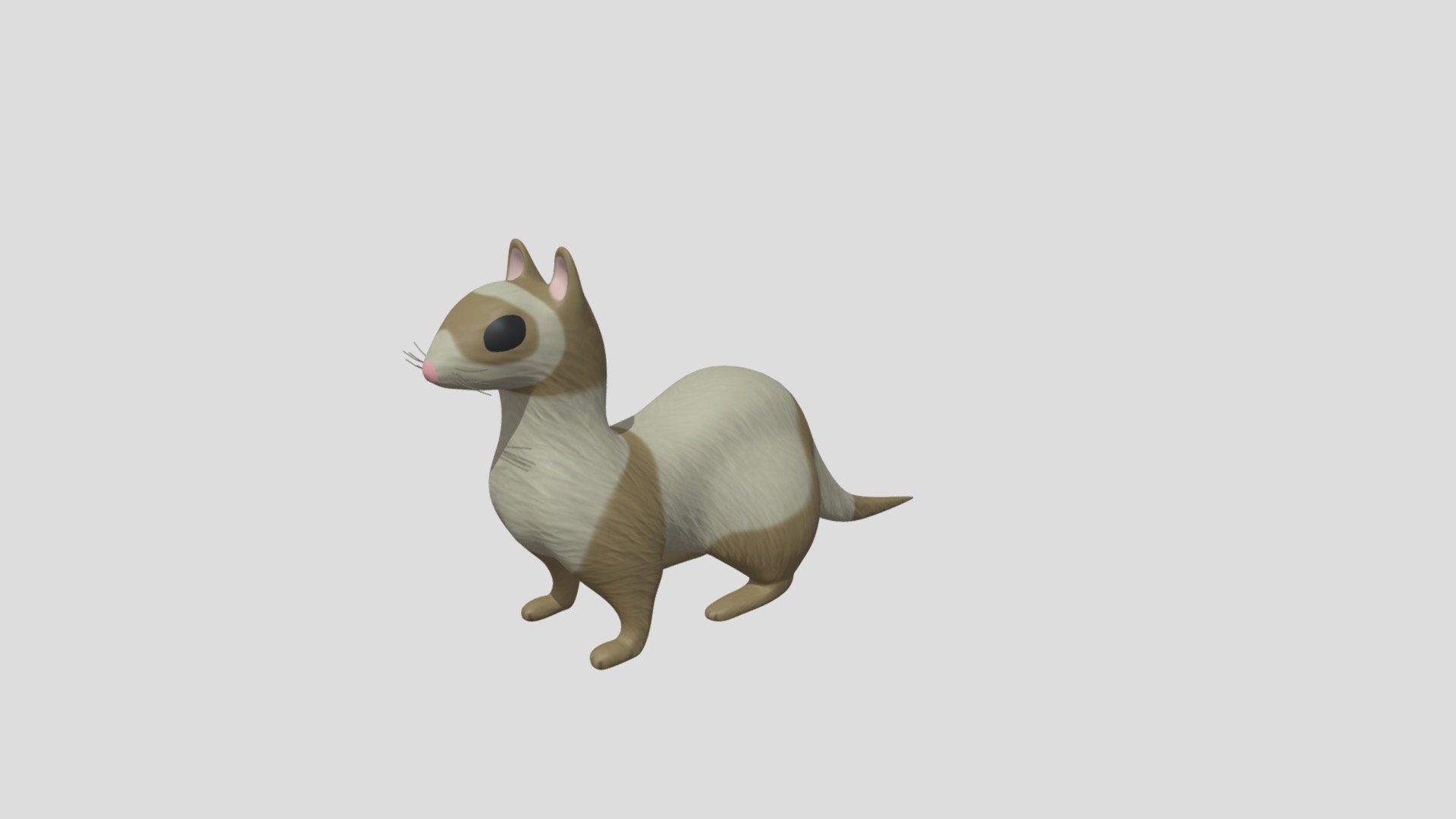 Ferret - Buy Royalty Free 3D model by Ed+ (@EDplus) [16ce5e3 ...