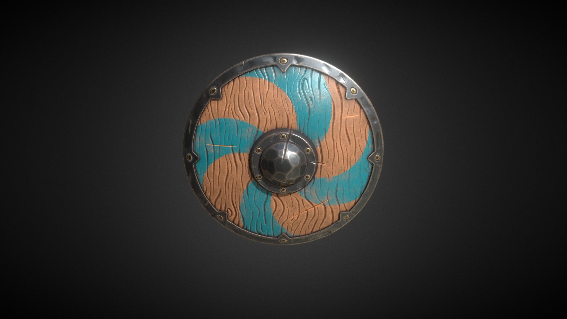 Viking Shield - 3D model by Balopezb [16ceed1] - Sketchfab