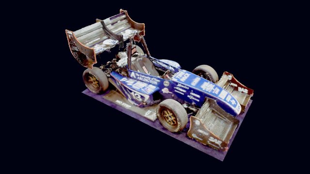 Race Car (3mm decimation) 3D Model