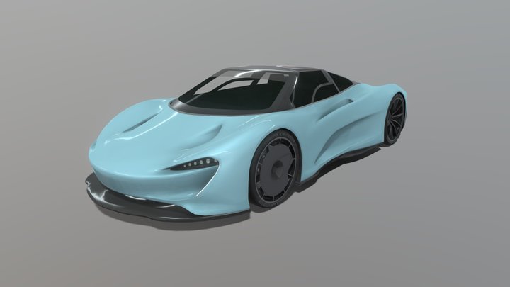 McLaren Speedtail 3D Model