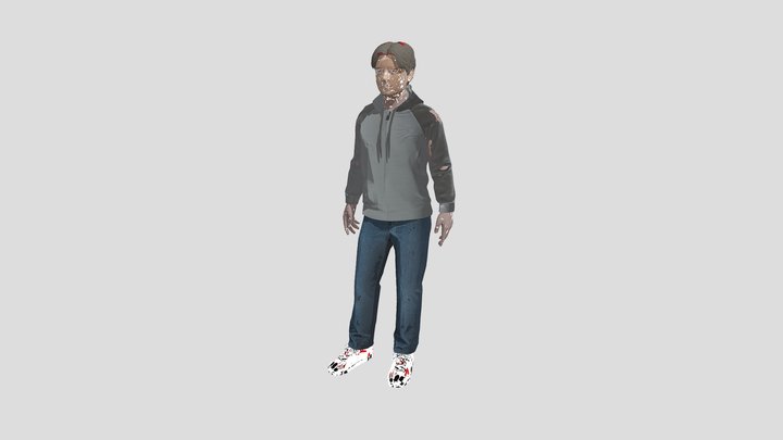 Male_Robert_Precombined 3D Model
