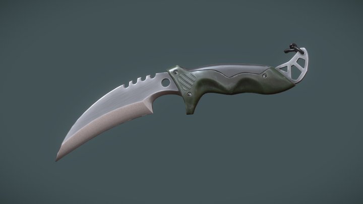 Valorant knife "Xenohunter Dager" 3D Model