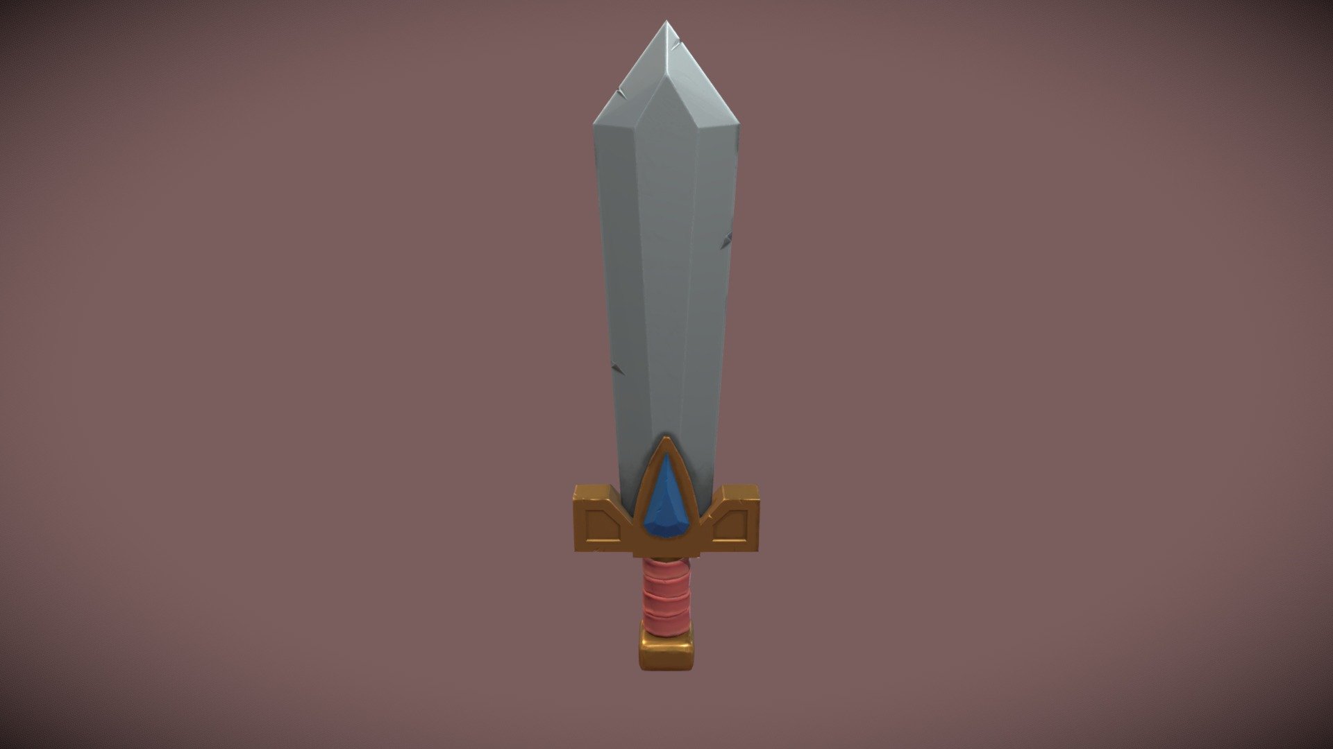 Stylized sword - 3D model by klinton511 [16d0210] - Sketchfab