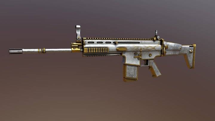 Scar H Golden Storm 3D Model