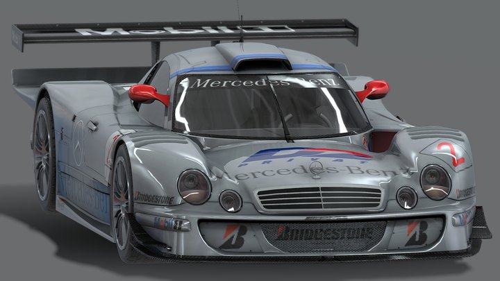 1998 Mercedes-Benz CLK LM – Modello 3D gratuito STL