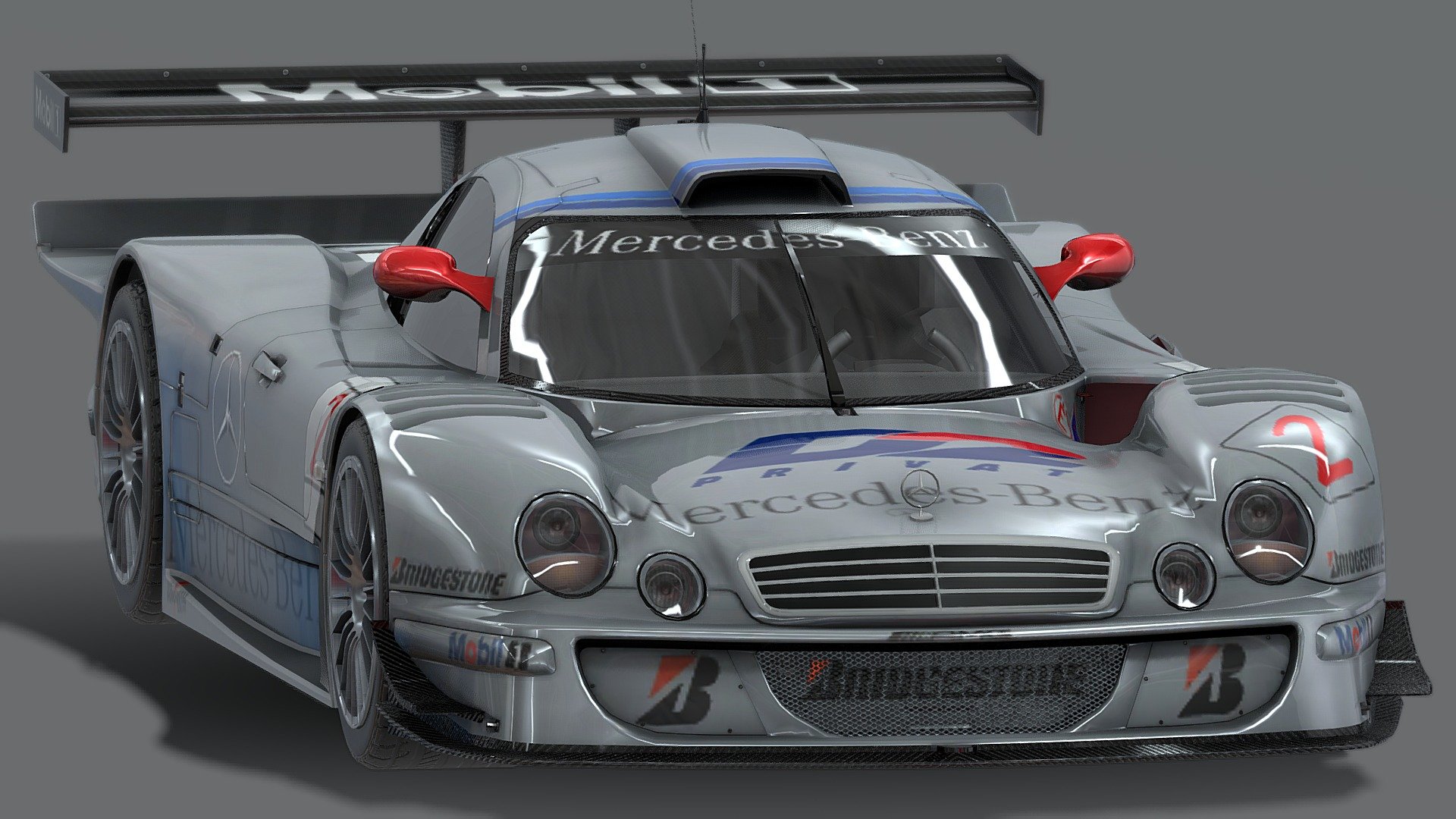 1998 Mercedes-Benz CLK LM - Download Free 3D model by Dave Love