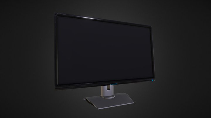24" Computer Monitor 3D Model