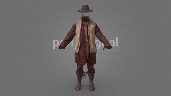 Wasteland Series -  Model 12 3D Model