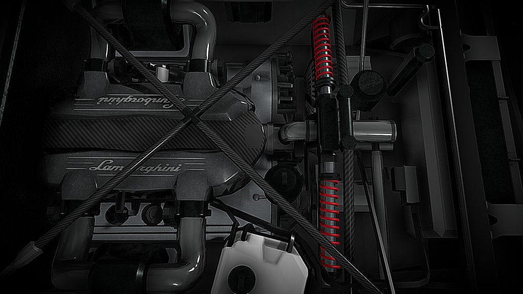 Engine Lamborghini V12 6.5L/19L SDC ( FREE )