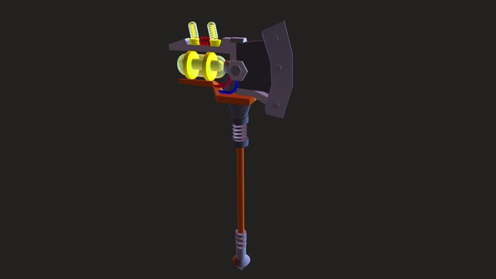 Axe_Low Poly 3D Model