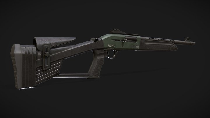 Poino Tactical Shotgun - FPS Version 3D Model