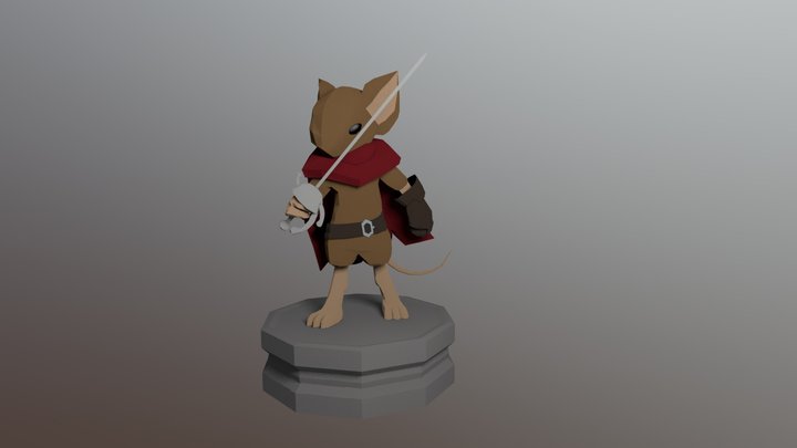 Mouse Guard Character 3D Model