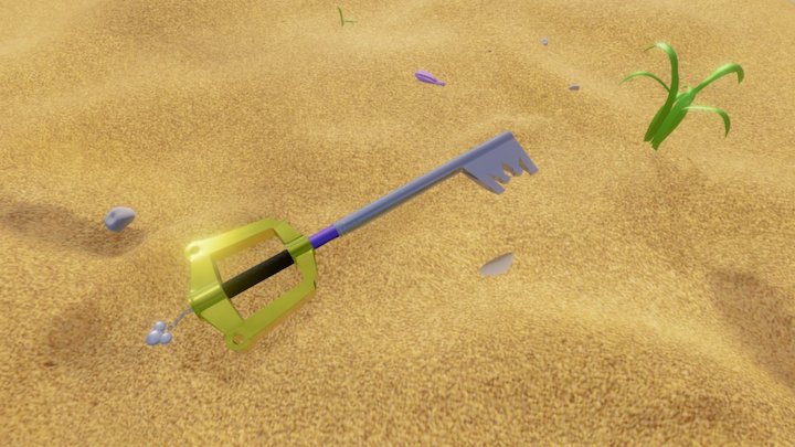 Kingdom key 3D Model