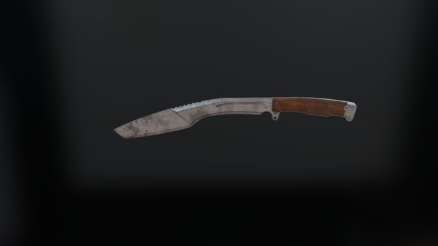 cuchillo militar / military Knife 3D Model