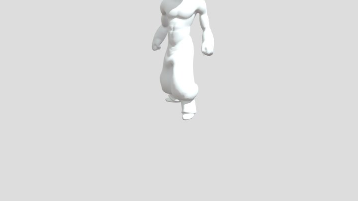 Kid Buu From Dragon Ball Z 3D Model