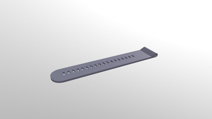 Garmin Vivoactive 4 Strap 2 3D Model