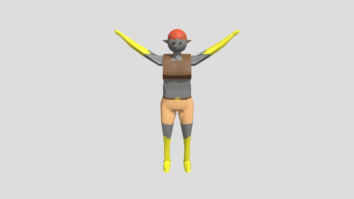 Final Character Model 2: Electric Boogaloo 3D Model