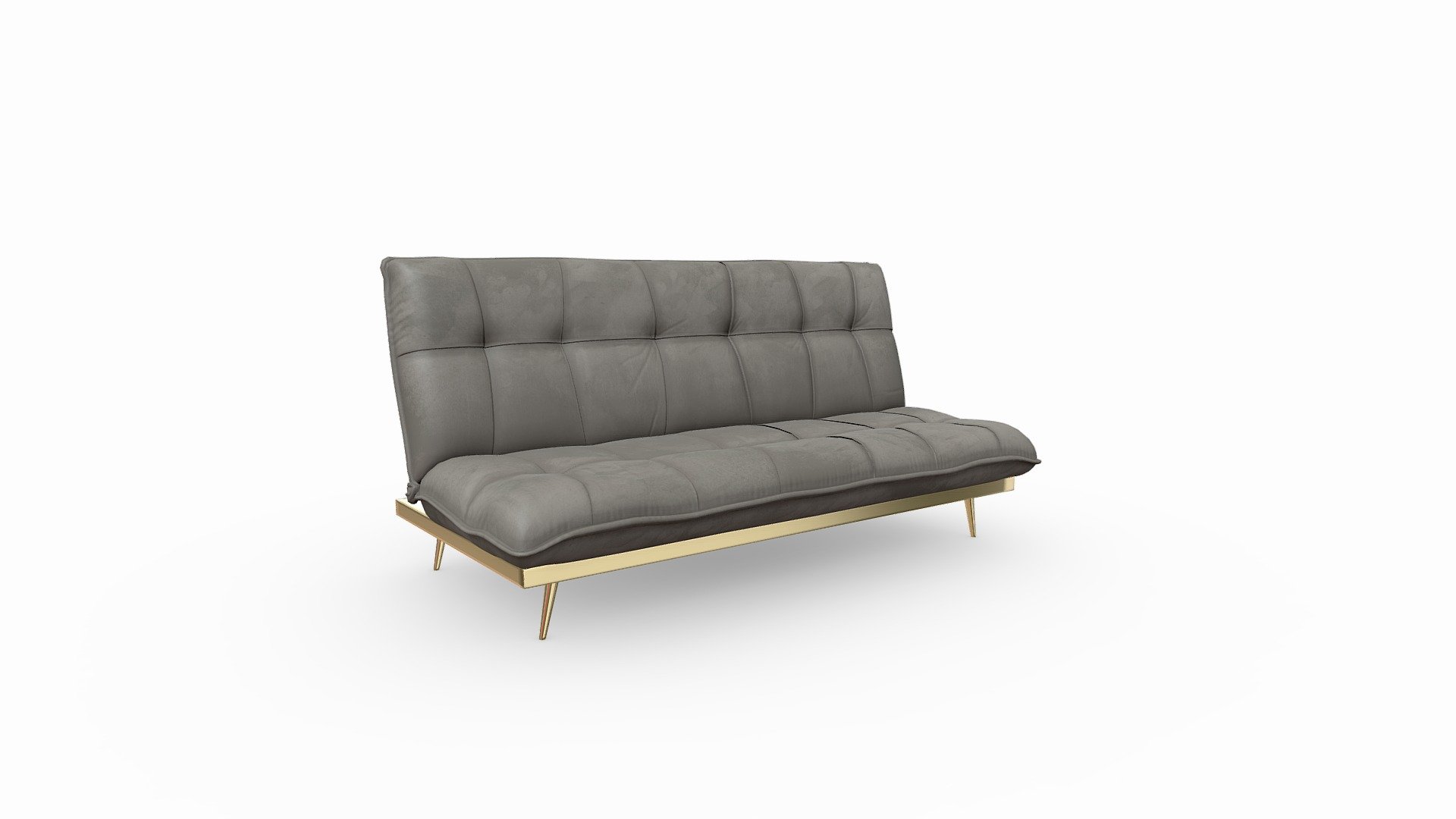 Sofa Cama Click Clack Sally Terciopelo Gris - Buy Royalty Free 3D model ...